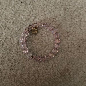 Pink bead Alex and Ani bracelet